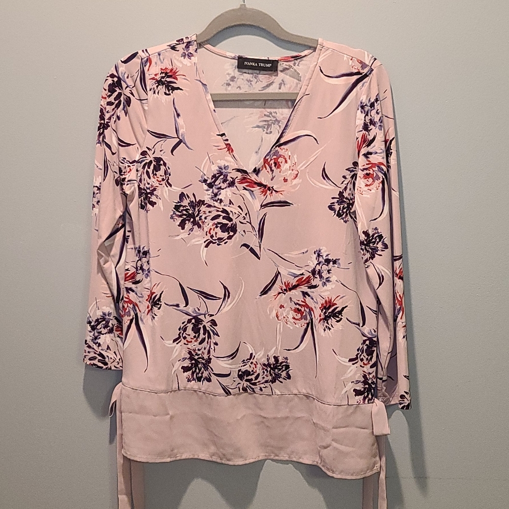 Lavender Floral Blouse